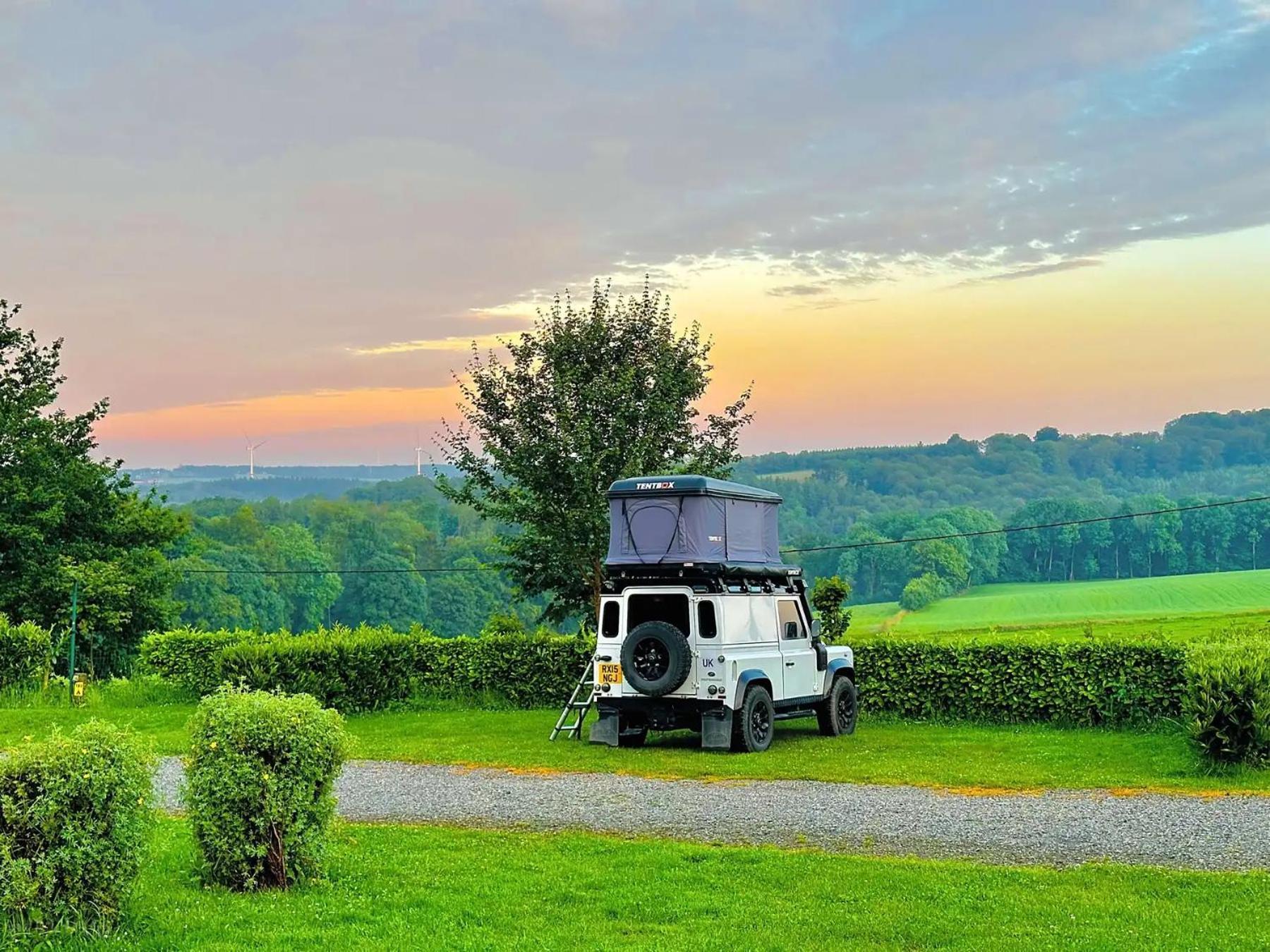 Camping Le Pommier Rustique Hotel Yvoir Bagian luar foto