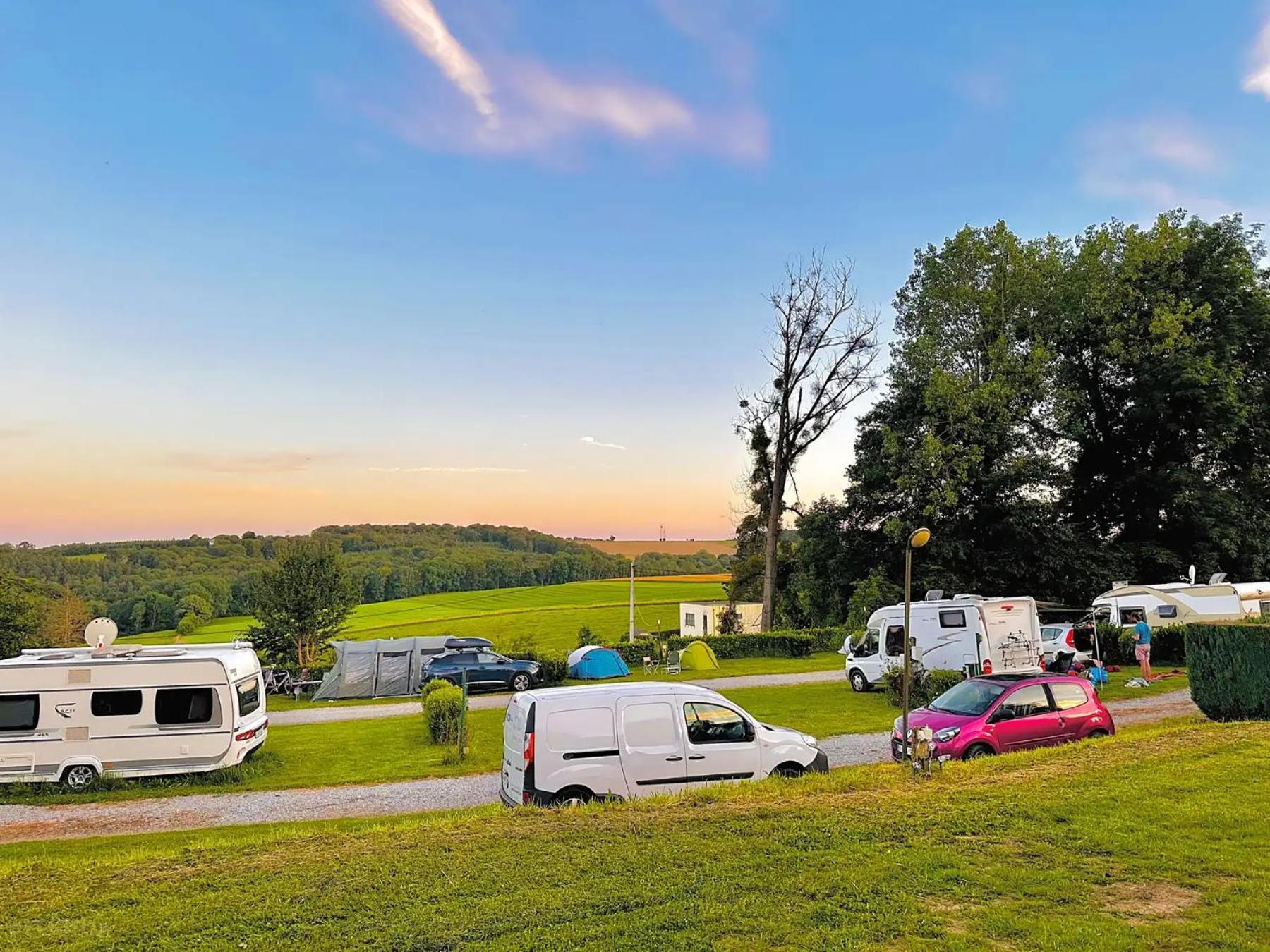 Camping Le Pommier Rustique Hotel Yvoir Bagian luar foto